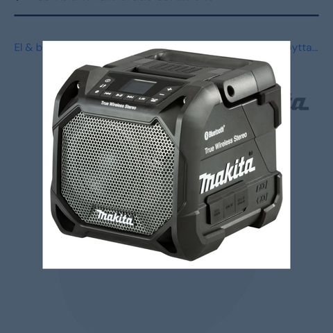 Makita dmr 203 Bluetooth høyttaler