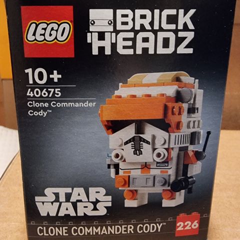 Ny Lego Star Wars Brickheadz 40675 Klonekommandør Cody