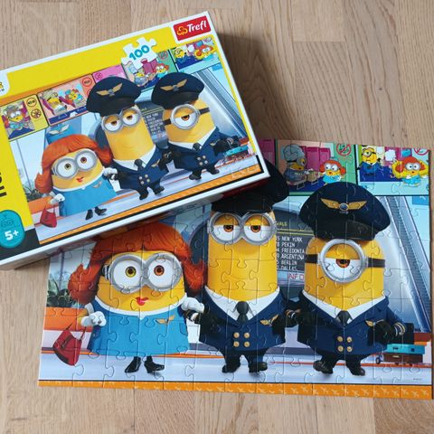 Minions puslespill 100 brikker