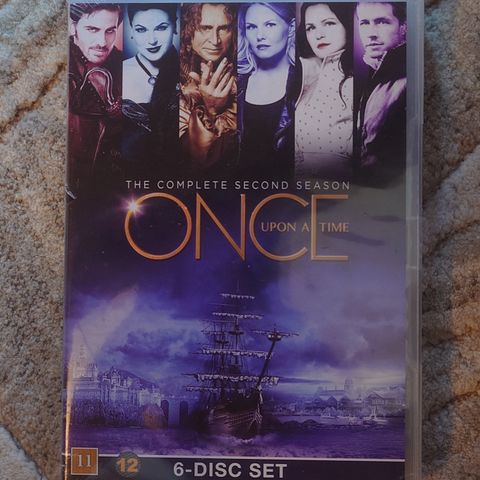 Dvd "Once upon a time" sesong 2, ny i plast, utgått produkt.