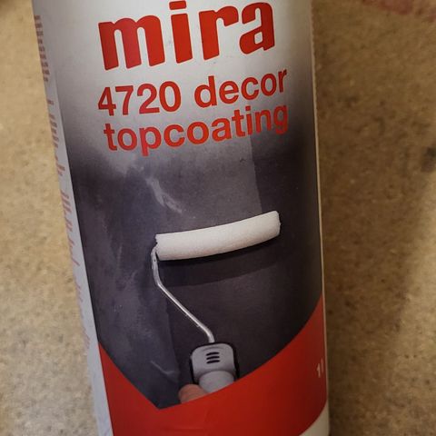 Mira 4720 topcoating til microsement 1l