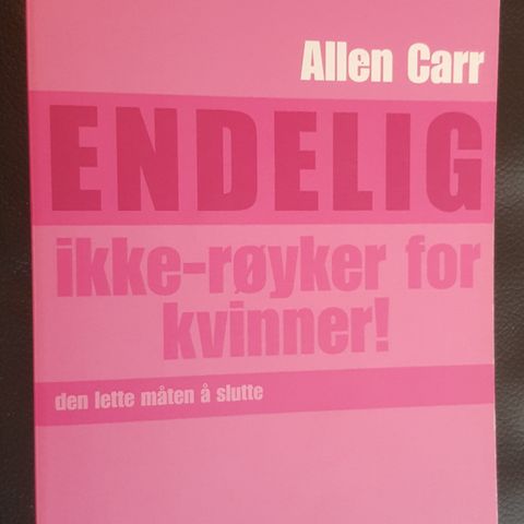 Endelig ikke-røyker for kvinner Allen Carr . trn