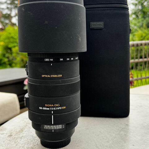 Sigma 150-500mm f/5-6.3 DG OS APO HSM