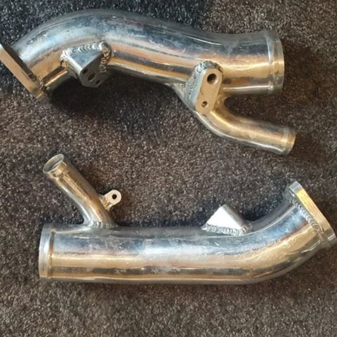 R35 GT-R Linney tuning - 60mm turbo inlet pipes