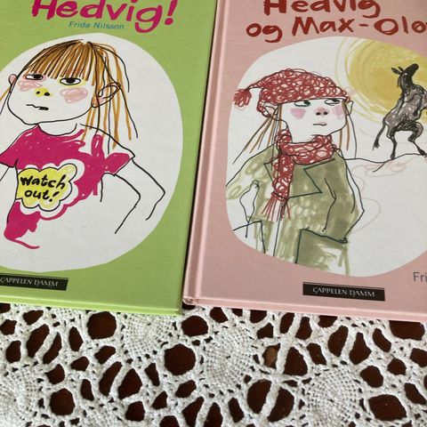 Hedbig!   Hedvig og Max-Olav.    Frida Nilsson