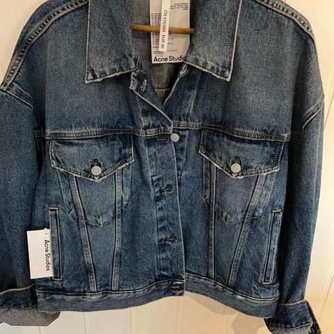 Acne Studios oversize jeansjakke / denimjakke