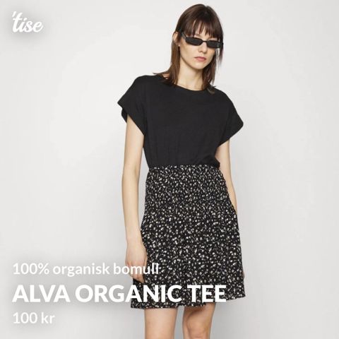 Alva organic tee t-skjorte selges