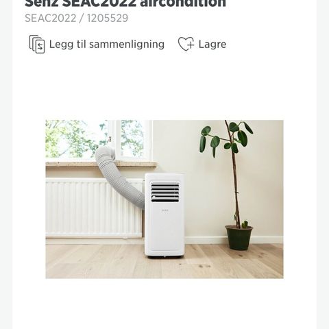 Senz portabel aircondition