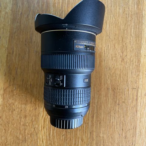 Nikon AF-S Nikkor 16-35 f/4 G ED IF VR selges