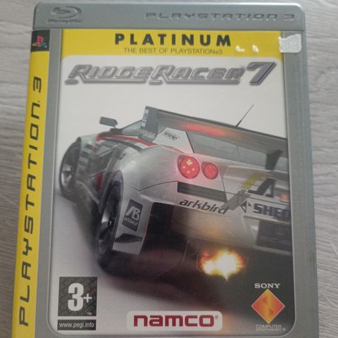Ridge Racer 7 platinum til Playstation 3