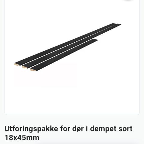 Utforing Dørpakke