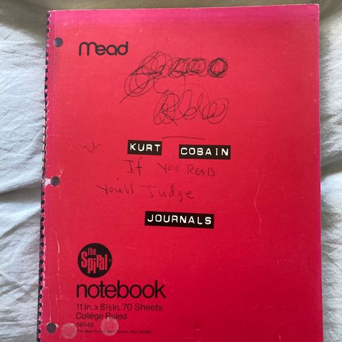 Kurt Cobain Journals