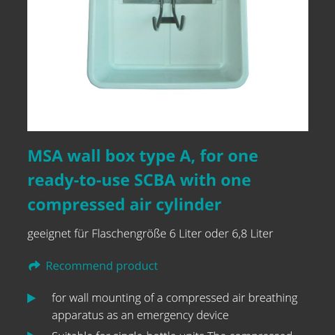 MSA wallbox