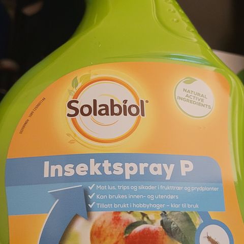 Insektsspray uåpnet