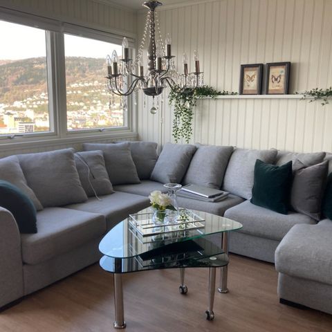 RESERVERT! Stor, flott hjørnesofa fra Bohus - u-sofa,  selges