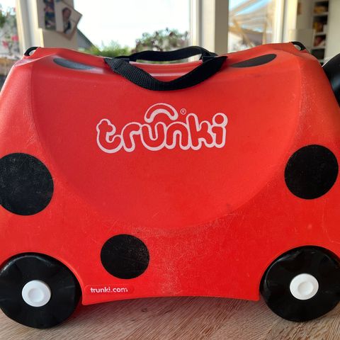 Trunki trille sitte koffert for barn