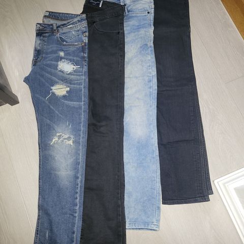 Jeans/ dongri bukse pakke str. 33/32