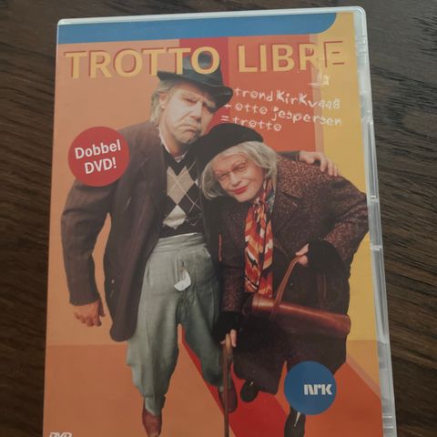 NRK’s «Trotto libre» selges rimelig, dobbel dvd.
