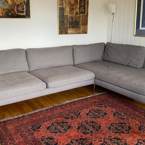 Sofa med sjeselong