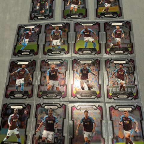 Panini Prizm 23/24 Aston Villa, Komplett lagsett