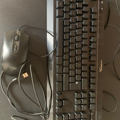 Gamingtastatur,gamingmus og musematte - Ny pris 500kr