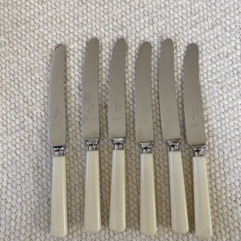 6 stk vintage kniver, merket Øyo Geilo Norge
