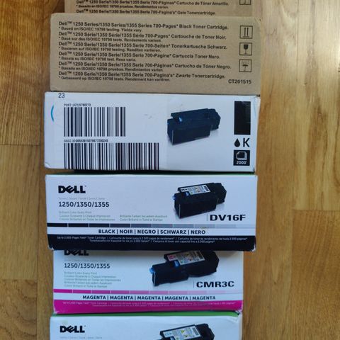 Toner til DELL 1250/1350/1355