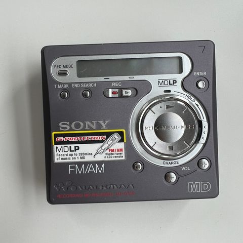 MiniDisc-spiller - Sony Walkman MZ-G750