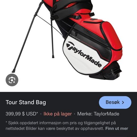 Taylormade Tour Stand Bag