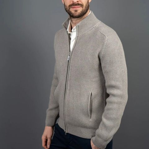 Gran Sasso Wool Cashmere Zip