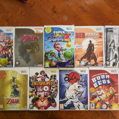 Diverse spill til Wii