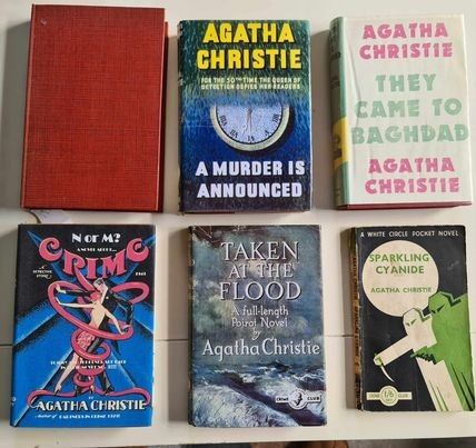 Agatha Christie engelske første-utgaver. Kr 300 pr stk.
