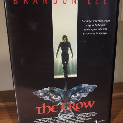 The Crow (norsk tekst) 1994 film DVD