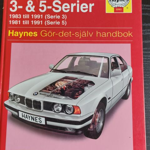 Haynes gjør det selv håndbok for BMW 3- og 5- serie, 1981-1991