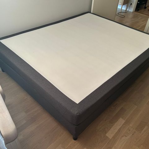 Bed with mattress and overmattress