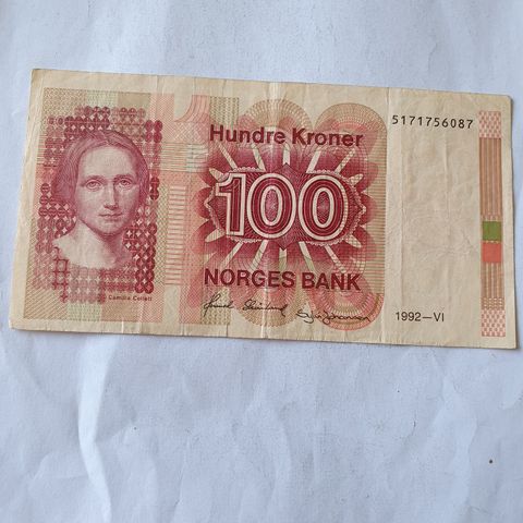 100 kroner 1992