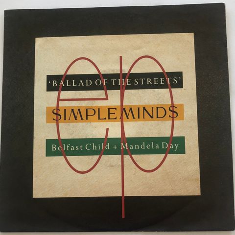 Simple Minds «Belfast Child» single