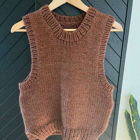 Holiday slipover fra Petite Knit i str XS/S