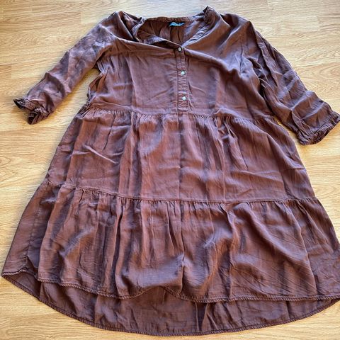 Stor brun tunika/kjole str. L/XL