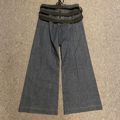Archive Jean Paul Gaultier Bondage Denim Jeans Bukse