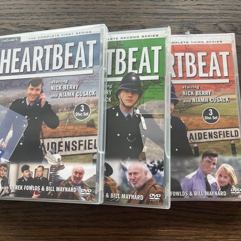 «Hjartet på rette staden», «Heartbeat» 3 dvd’er selges