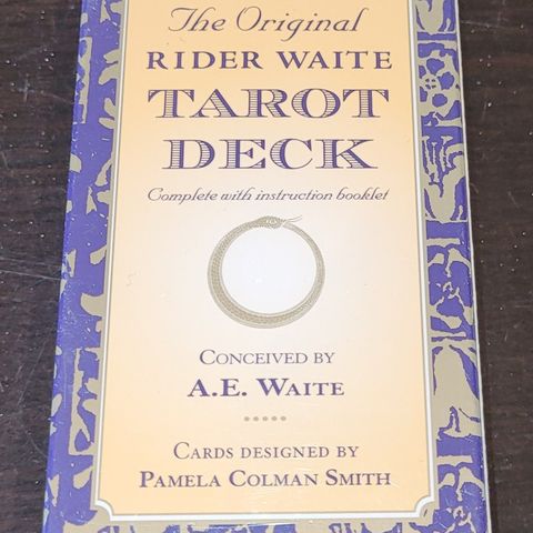 The Original Rider Waite Tarot Deck tarotkortstokk uåpnet i plast