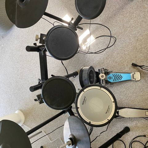 Roland V-Drums - Elektrisk trommesett, pent brukt
