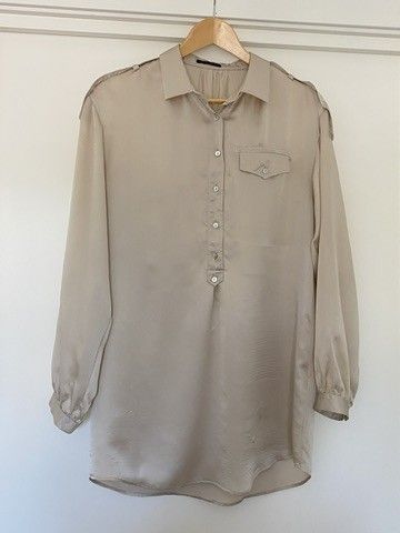 Massimo Dutti skjorte 100% silk, str. M