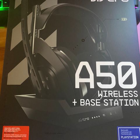 ASTRO A50 trådløst gaming headset