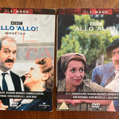 ‘Allo ‘Allo! - Sesong 1-4 - DVD