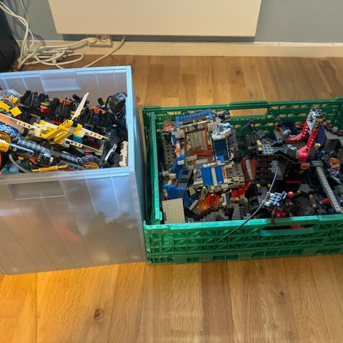 15 kg lego + bruksanvisninger