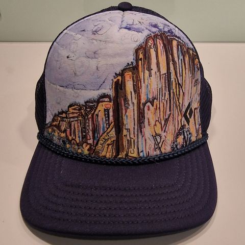 Black Diamond Flat Bill Trucker Hat El Cap