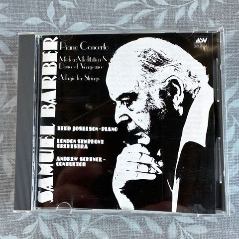 Klassisk cd med Samuel Barber