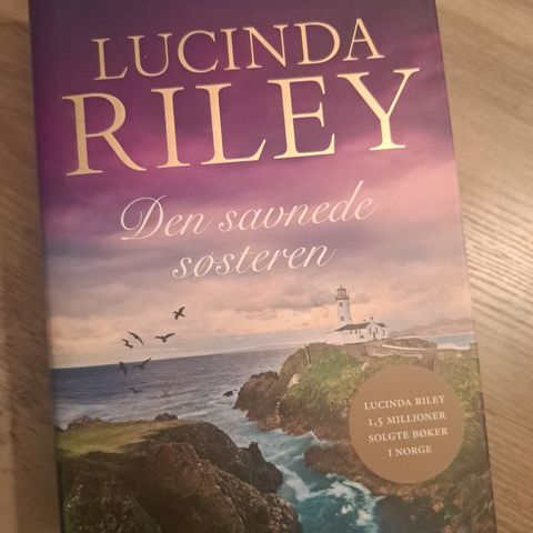 Lucinda Riley innbundet bok"Den savnede søsteren" -100 kr